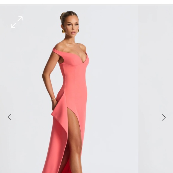 Babyboo KHALESIA maxi dress in coral pink sz. Xs - Picture 2 of 5